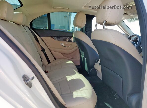 W1KWF8DB0MR608367 2021 MERCEDES-BENZ C White Rear seats view
