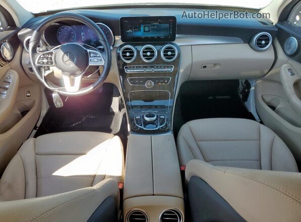 W1KWF8DB0MR608367 2021 MERCEDES-BENZ C White Dashboard view
