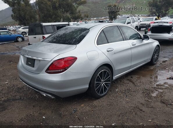 W1KWF8DB0MR614105 2021 MERCEDES-BENZ C-CLASS Silver Trasero derecho