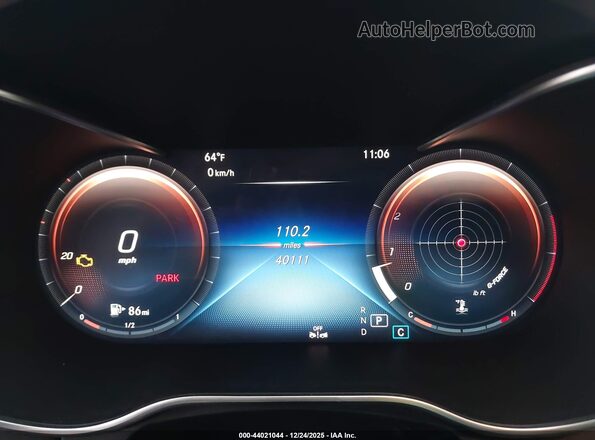 W1KWF8DB0MR614105 2021 MERCEDES-BENZ C-CLASS Silver Vista de los asientos traseros