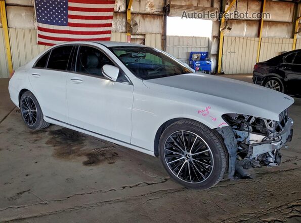 W1KWF8DB1MR613044 2021 MERCEDES-BENZ C White Передня права чверть