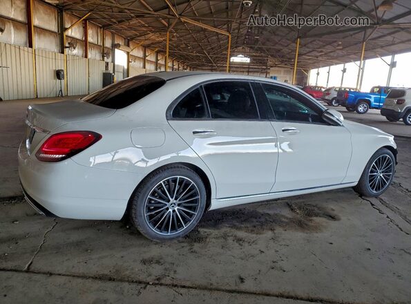 W1KWF8DB1MR613044 2021 MERCEDES-BENZ C White Задня права чверть