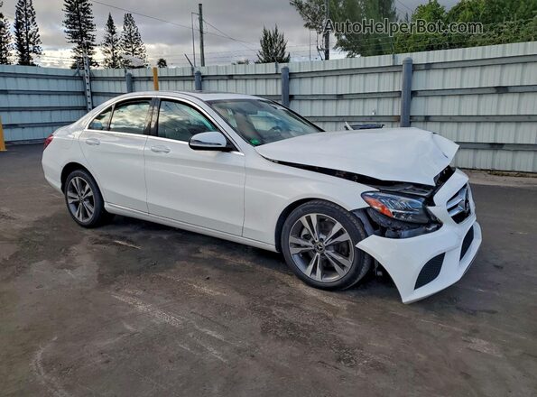 W1KWF8DB2MR625283 2021 MERCEDES-BENZ C White Przód prawy