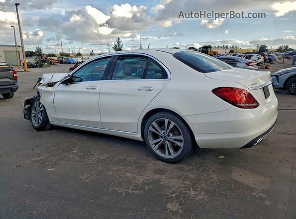 W1KWF8DB2MR625283 2021 MERCEDES-BENZ C White Tył lewy