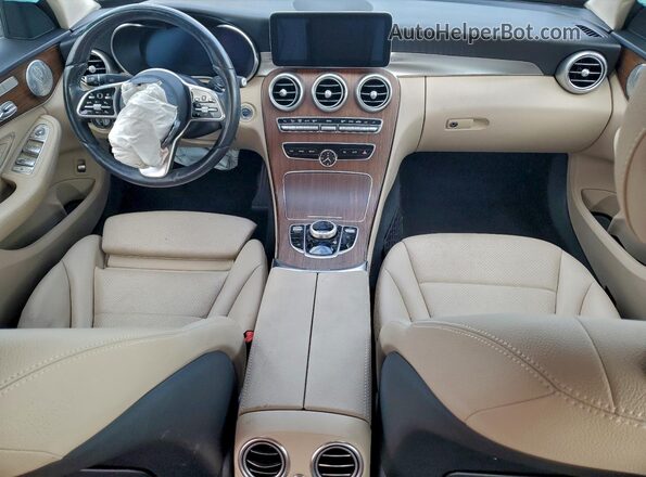 W1KWF8DB2MR625283 2021 MERCEDES-BENZ C White Widok deski rozdzielczej