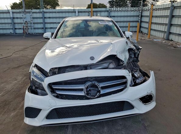 W1KWF8DB2MR625283 2021 MERCEDES-BENZ C White Widok z przodu