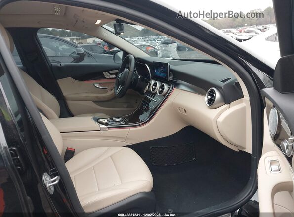 W1KWF8DB2MR646893 2021 MERCEDES-BENZ C-CLASS Black Widok wnętrza z przodu