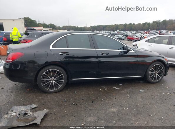 W1KWF8DB2MR646893 2021 MERCEDES-BENZ C-CLASS Black Widok wnętrza z tyłu