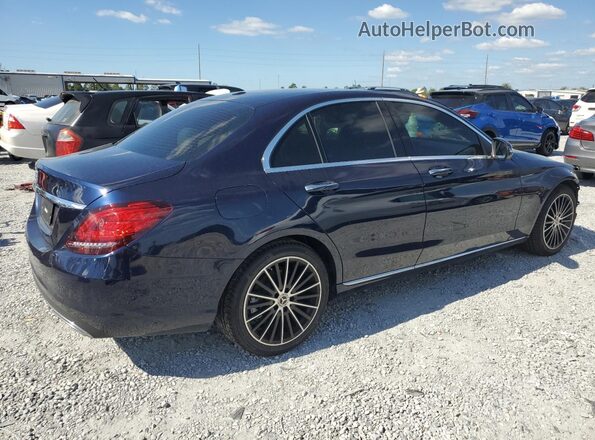 W1KWF8DB3MR643405 2021 MERCEDES-BENZ C Blue Tył prawy