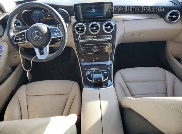 W1KWF8DB3MR643405 2021 MERCEDES-BENZ C Blue Widok deski rozdzielczej