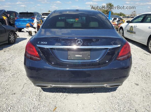 W1KWF8DB3MR643405 2021 MERCEDES-BENZ C Blue Widok z tyłu