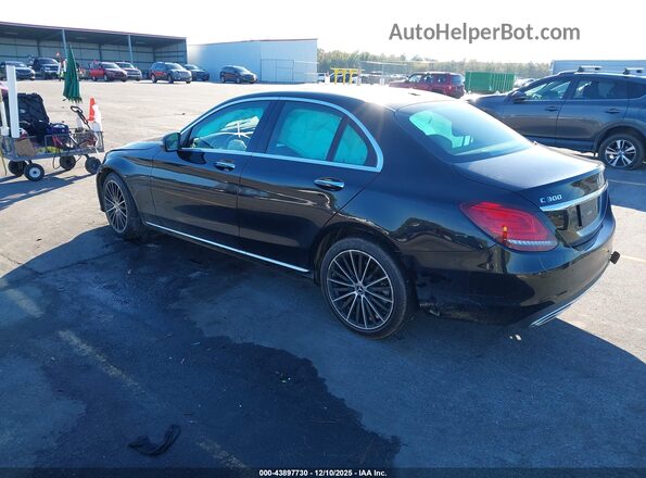 W1KWF8DB3MR646000 2021 MERCEDES-BENZ C-CLASS Black Tył lewy
