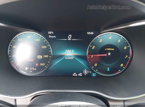 W1KWF8DB5LR598420 2020 MERCEDES-BENZ C-CLASS Black 