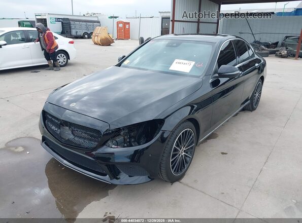 W1KWF8DB5MR627089 2021 MERCEDES-BENZ C-CLASS Black Przód lewy