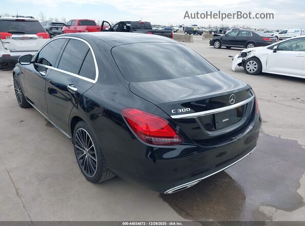W1KWF8DB5MR627089 2021 MERCEDES-BENZ C-CLASS Black Tył lewy
