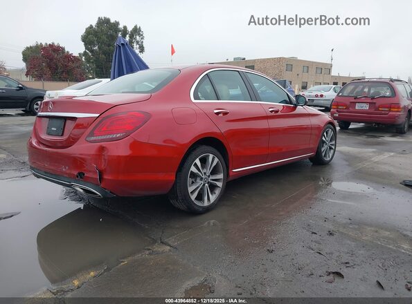 W1KWF8DB6MR619695 2021 MERCEDES-BENZ C-CLASS Red Հետևի աջ