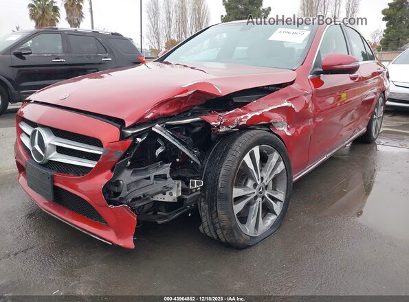 W1KWF8DB6MR619695 2021 MERCEDES-BENZ C-CLASS Red Դիմացի տեսք