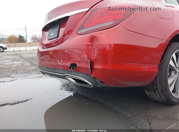 W1KWF8DB6MR619695 2021 MERCEDES-BENZ C-CLASS Red 
