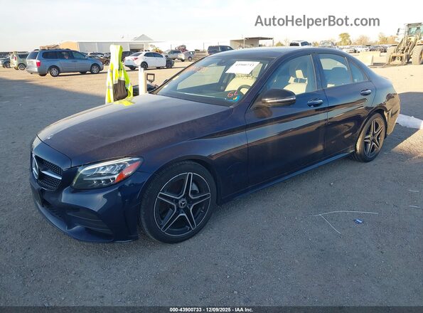 W1KWF8DB6MR639848 2021 MERCEDES-BENZ C-CLASS Черный Передняя левая четверть