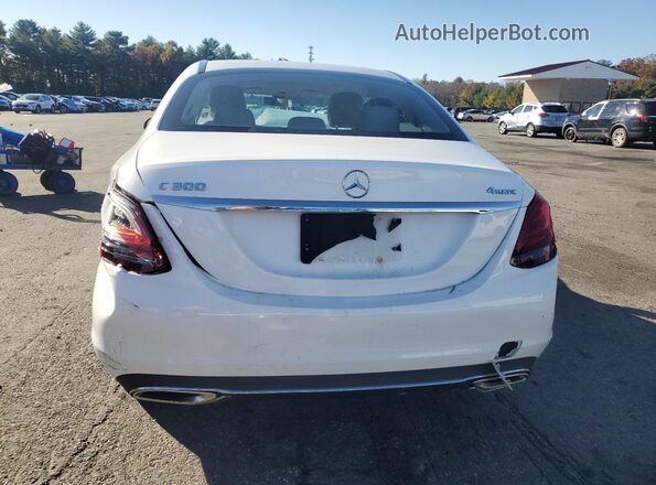 W1KWF8EB0MR638967 2021 MERCEDES-BENZ C Белый Вид сзади