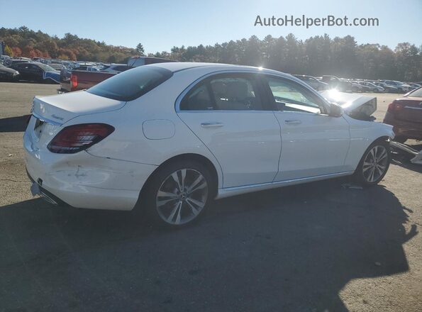 W1KWF8EB0MR638967 2021 MERCEDES-BENZ C Белый Задняя правая четверть