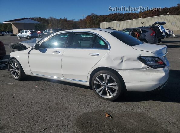 W1KWF8EB0MR638967 2021 MERCEDES-BENZ C Белый Задняя левая четверть