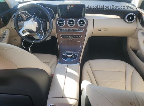 W1KWF8EB0MR638967 2021 MERCEDES-BENZ C Белый Вид панели приборов