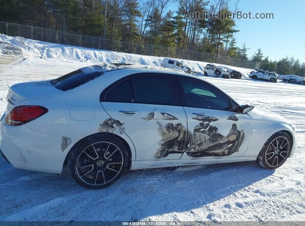 W1KWF8EB5LR598156 2020 MERCEDES-BENZ C-CLASS White Vista interior trasera