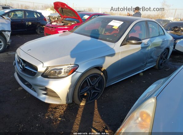 W1KWF8EB5MR644781 2021 MERCEDES-BENZ C-CLASS Серебряный Передняя левая четверть