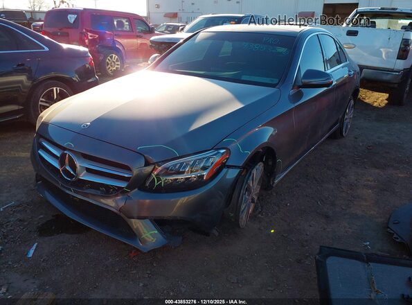 W1KWF8EB5MR653190 2021 MERCEDES-BENZ C-CLASS Gray წინა მარცხენა ხედი სამი მეოთხედიდან