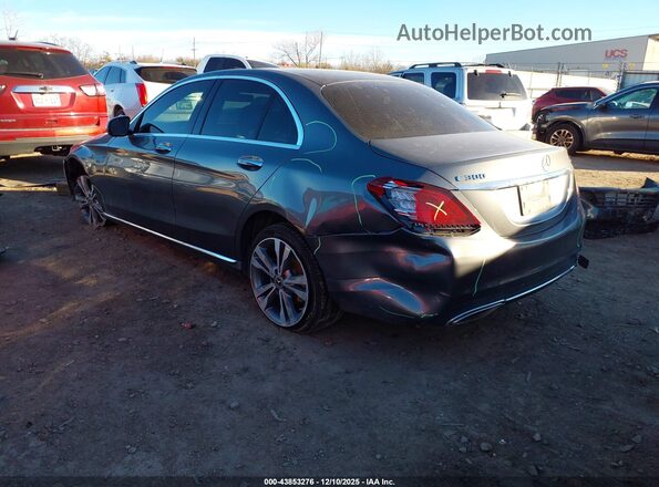 W1KWF8EB5MR653190 2021 MERCEDES-BENZ C-CLASS Gray უკანა მარცხენა