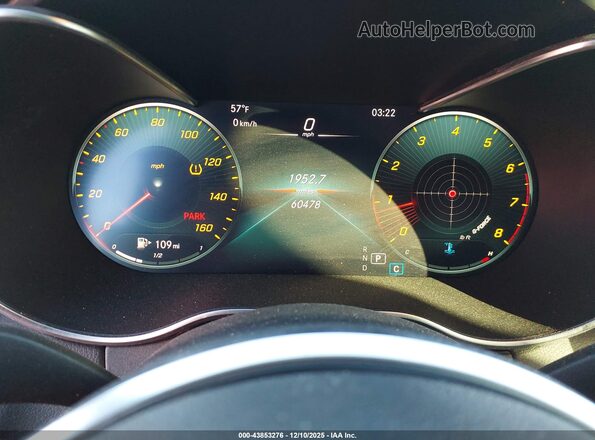 W1KWF8EB5MR653190 2021 MERCEDES-BENZ C-CLASS Gray უკანა სავარძლების ხედი