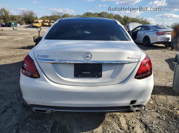 W1KWF8EB7MR625696 2021 MERCEDES-BENZ C White Вид ззаду