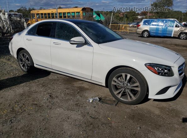 W1KWF8EB7MR625696 2021 MERCEDES-BENZ C White Передня права чверть