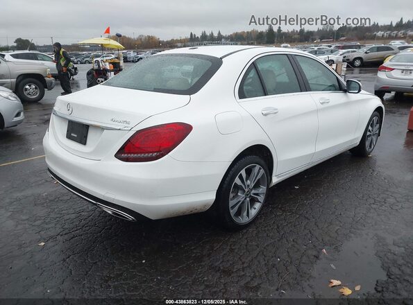 W1KWF8EB7MR647696 2021 MERCEDES-BENZ C-CLASS White Задня права чверть