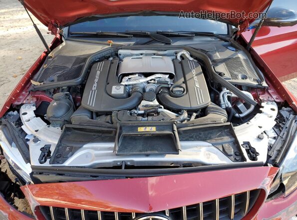W1KWF8HB7MR622468 2021 MERCEDES-BENZ C Красный Вид задней части салона