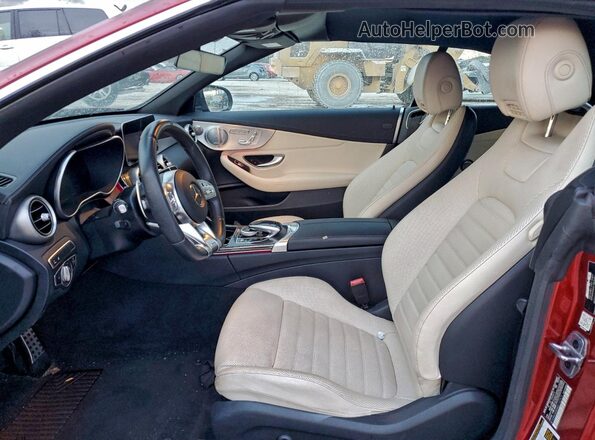 W1KWK6EB5MG102575 2021 MERCEDES-BENZ C Red Vista interior delantera