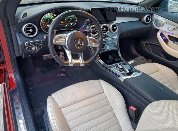W1KWK6EB5MG102575 2021 MERCEDES-BENZ C Red Vista del salpicadero