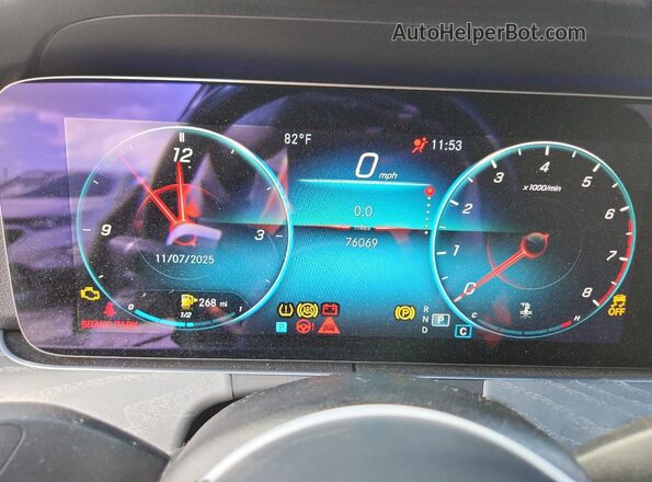 W1KZF8DB3MA874543 2021 MERCEDES-BENZ E Black Вид щитка приладів