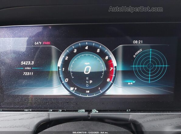 W1KZF8DB7LA811069 2020 MERCEDES-BENZ E-CLASS Black Вид задніх сидінь