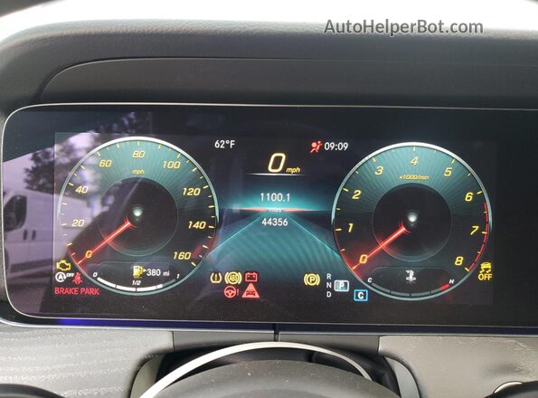 W1KZF8DB7MA991669 2021 MERCEDES-BENZ E Gray Սարքավորումների վահանակի տեսք