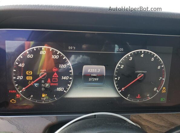W1KZF8EB1LA849332 2020 MERCEDES-BENZ E Blue Widok zestawu wskaźników