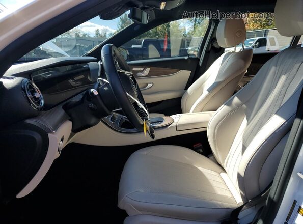 W1KZF8EB3PB114822 2023 MERCEDES-BENZ E White Widok wnętrza z przodu