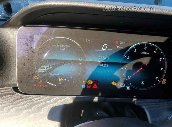 W1KZF8EB4MA957543 2021 MERCEDES-BENZ E Black Вид щитка приладів