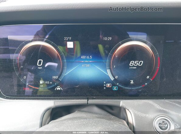 W1KZF8EB5NB034306 2022 MERCEDES-BENZ E-CLASS White უკანა სავარძლების ხედი