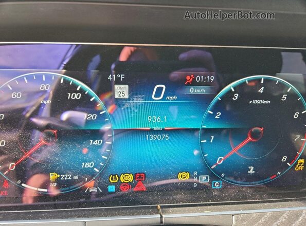 W1KZF8EB9MA981708 2021 MERCEDES-BENZ E Silver Սարքավորումների վահանակի տեսք