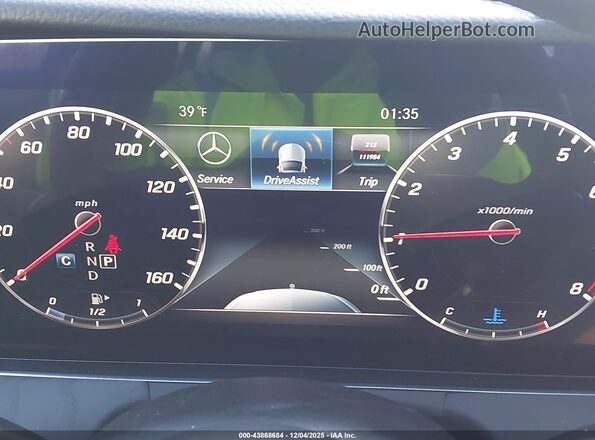 W1KZF8EBXLA827037 2020 MERCEDES-BENZ E-CLASS Серебряный 