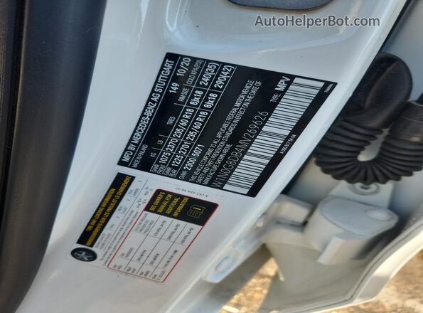 W1N0G8DB4MV269626 2021 MERCEDES-BENZ GLC-CLASS White 360 interior view