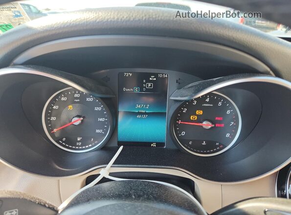 W1N0G8DB4MV269626 2021 MERCEDES-BENZ GLC-CLASS White Instrument cluster view