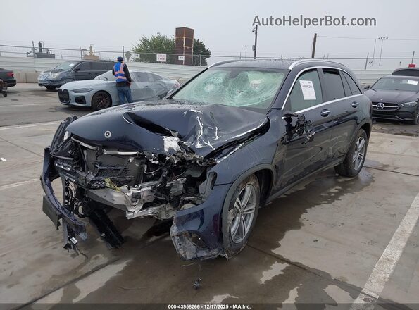 W1N0G8DB9MF954358 2021 MERCEDES-BENZ GLC 300 Черный Передняя левая четверть